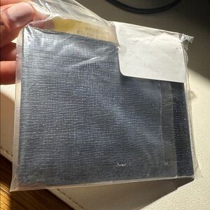 NWT✨ Longchamp Black and Blue Geometric Card Holder